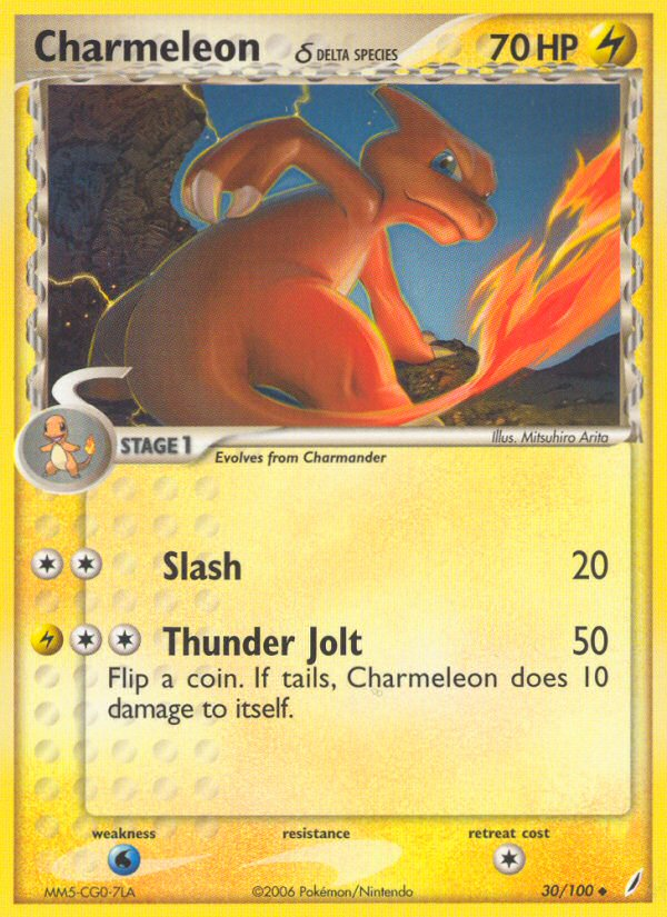 Charmeleon (30/100) (Delta Species) [EX: Crystal Guardians] | Card Merchant Takapuna