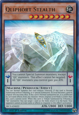 Qliphort Stealth [SECE-EN022] Ultra Rare | Card Merchant Takapuna