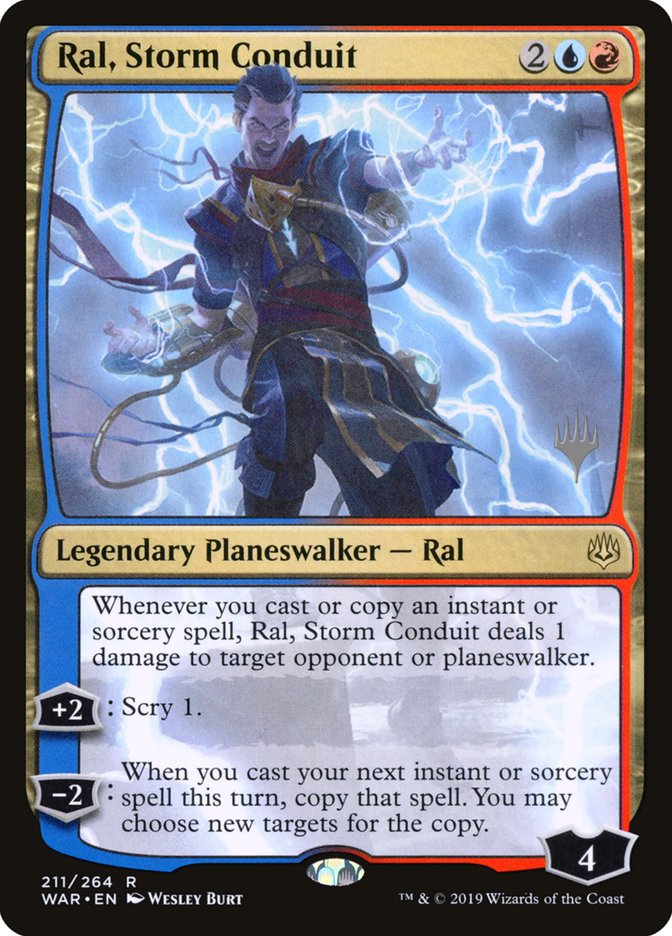 Ral, Storm Conduit (Promo Pack) [War of the Spark Promos] | Card Merchant Takapuna