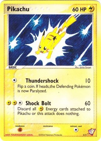 Pikachu (5/5) [Kids WB Promos] | Card Merchant Takapuna