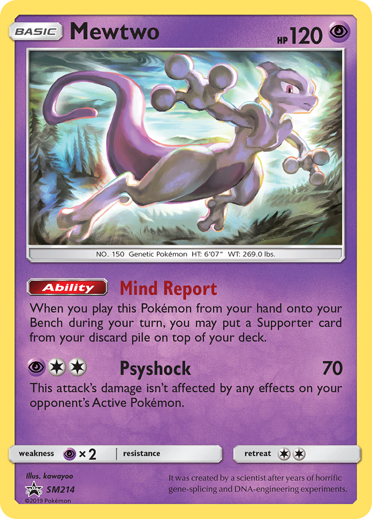 Mewtwo (SM214) [Sun & Moon: Black Star Promos] | Card Merchant Takapuna