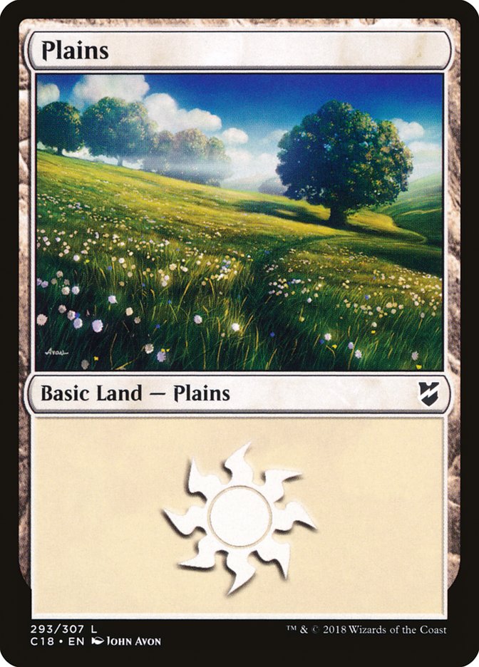 Plains (293) [Commander 2018] | Card Merchant Takapuna