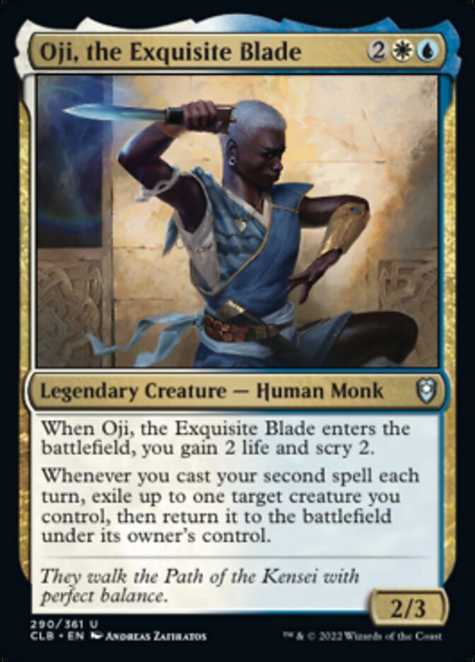 Oji, the Exquisite Blade [Commander Legends: Battle for Baldur's Gate] | Card Merchant Takapuna