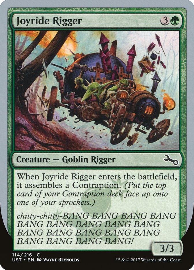 Joyride Rigger [Unstable] | Card Merchant Takapuna