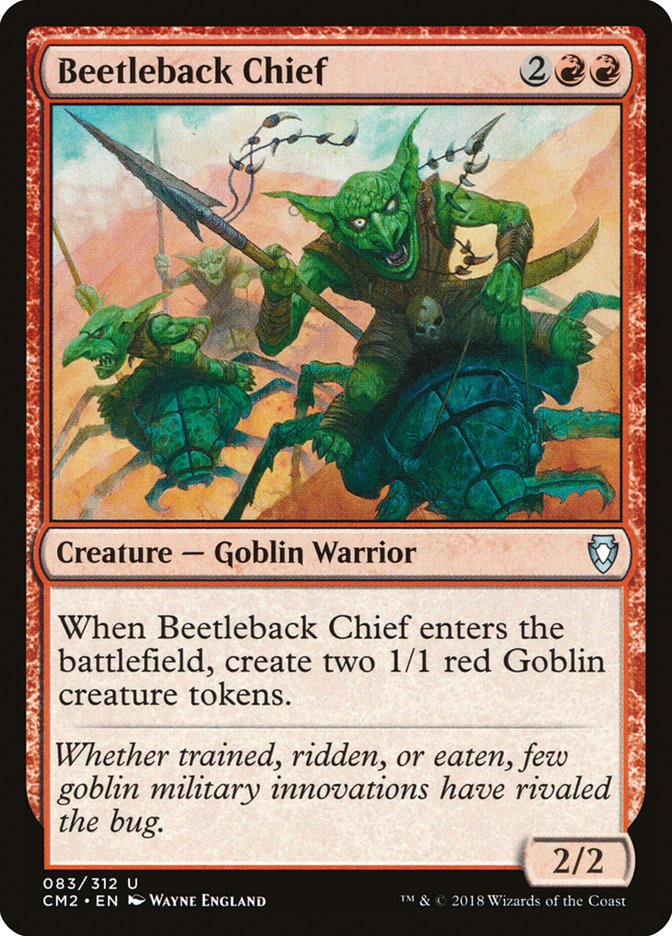 Beetleback Chief [Commander Anthology Volume II] | Card Merchant Takapuna