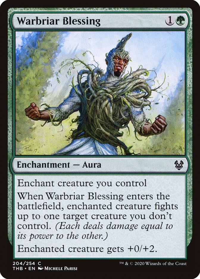 Warbriar Blessing [Theros Beyond Death] | Card Merchant Takapuna