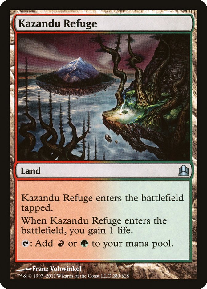 Kazandu Refuge [Commander 2011] | Card Merchant Takapuna