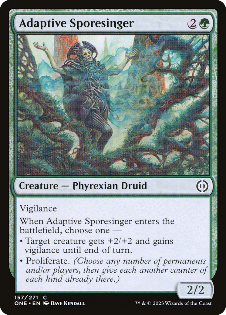 Adaptive Sporesinger [Phyrexia: All Will Be One] | Card Merchant Takapuna