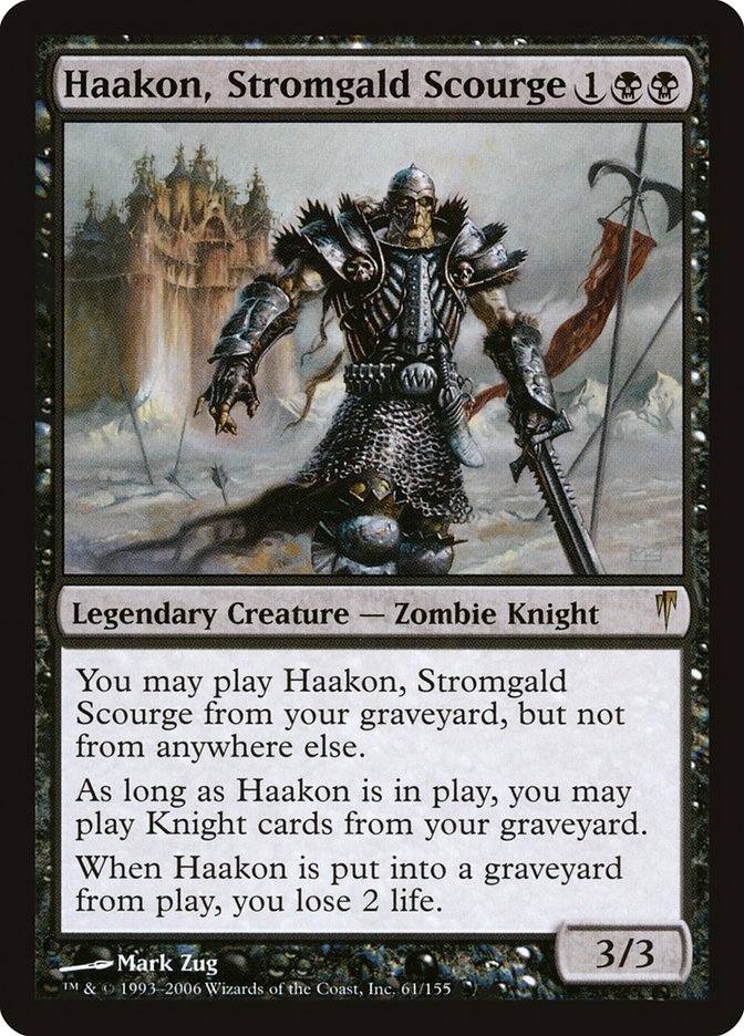 Haakon, Stromgald Scourge [Coldsnap] | Card Merchant Takapuna