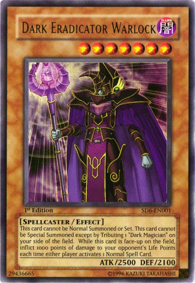 Dark Eradicator Warlock [SD6-EN001] Ultra Rare | Card Merchant Takapuna