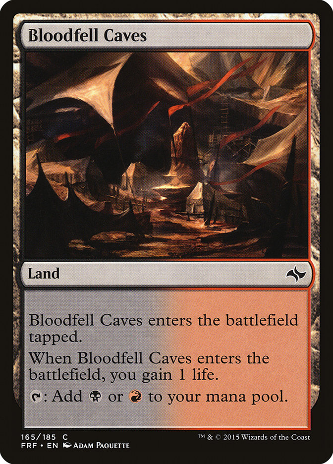 Bloodfell Caves [Fate Reforged] | Card Merchant Takapuna