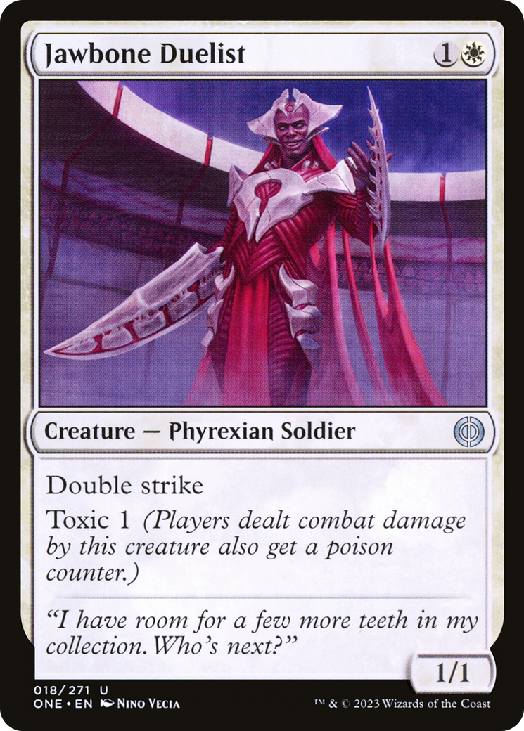 Jawbone Duelist [Phyrexia: All Will Be One] | Card Merchant Takapuna