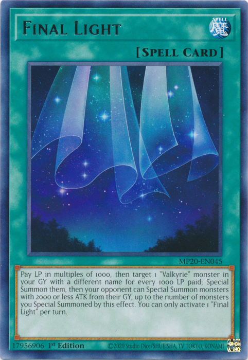 Final Light [MP20-EN045] Rare | Card Merchant Takapuna