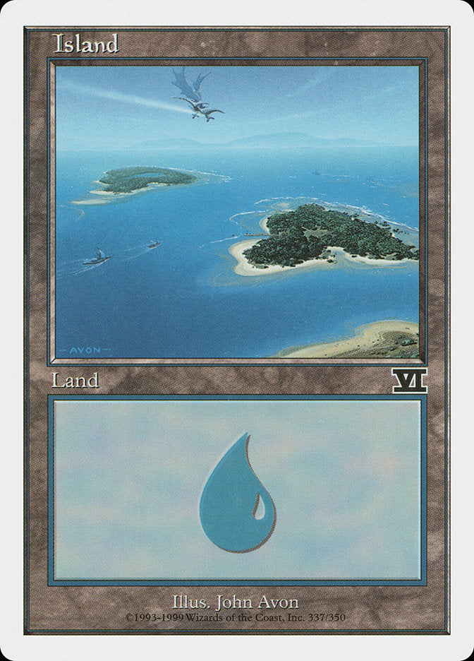 Island (337) [Classic Sixth Edition] | Card Merchant Takapuna