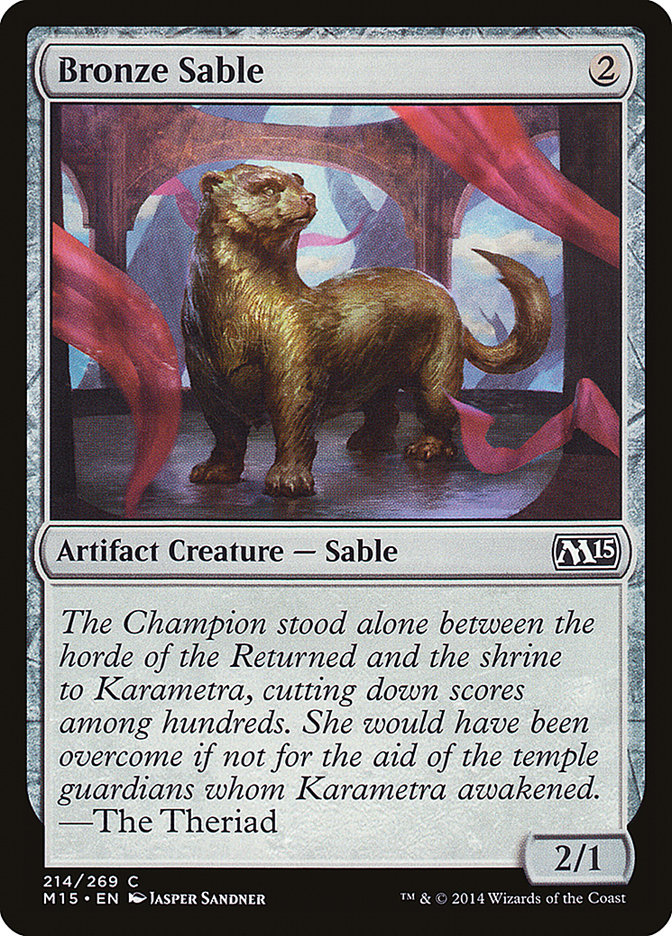 Bronze Sable [Magic 2015] | Card Merchant Takapuna