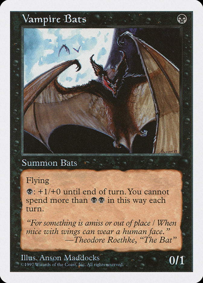 Vampire Bats [Fifth Edition] | Card Merchant Takapuna