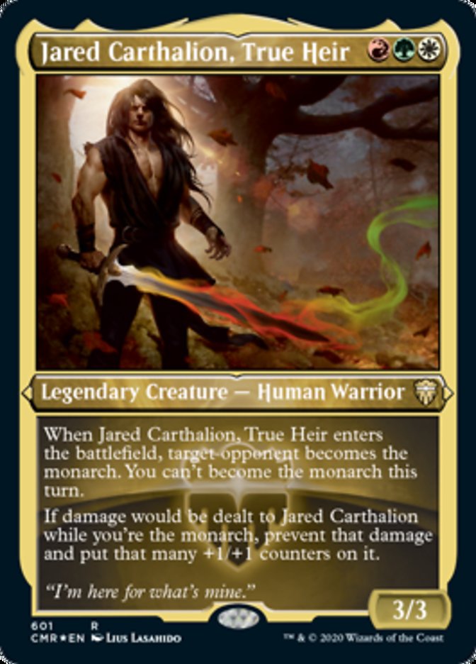 Jared Carthalion, True Heir (Etched) [Commander Legends] | Card Merchant Takapuna