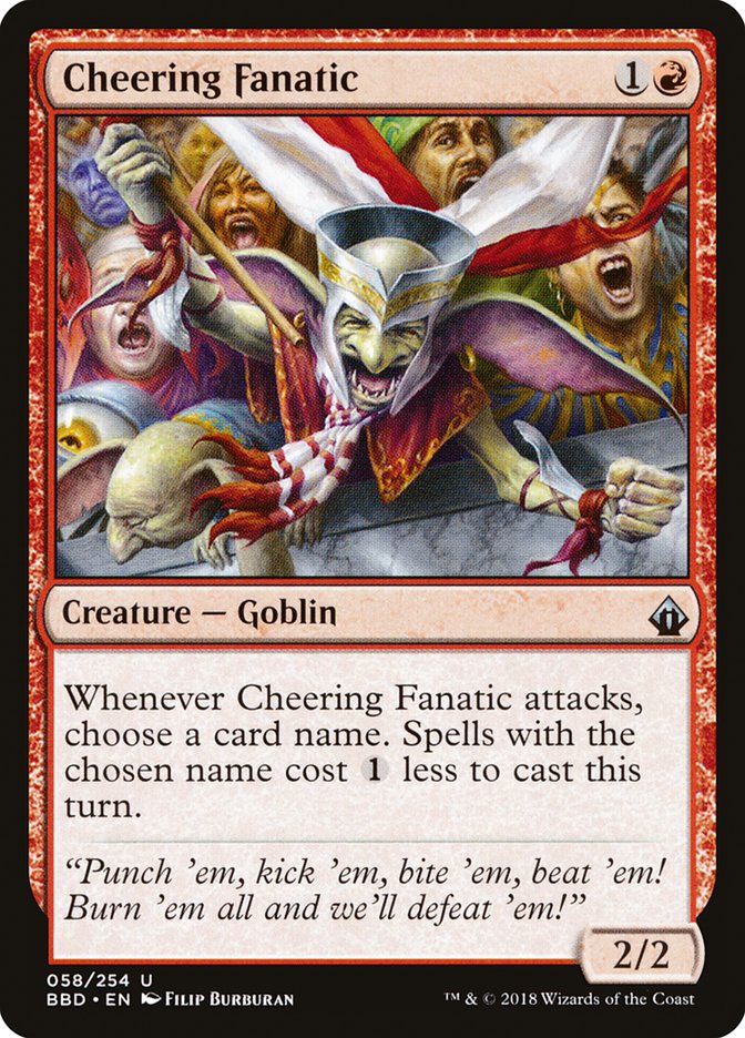 Cheering Fanatic [Battlebond] | Card Merchant Takapuna