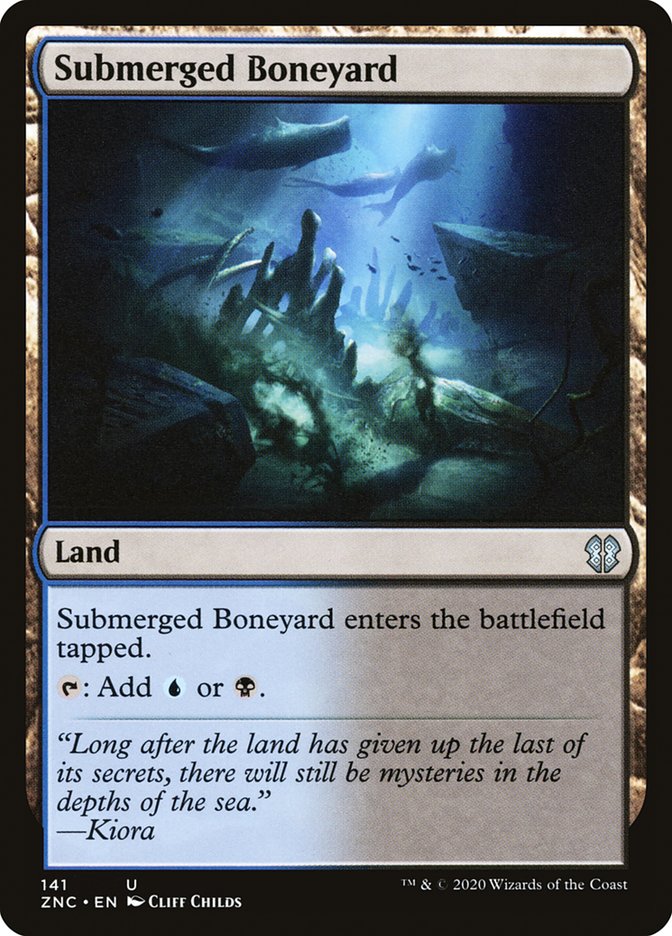 Submerged Boneyard [Zendikar Rising Commander] | Card Merchant Takapuna