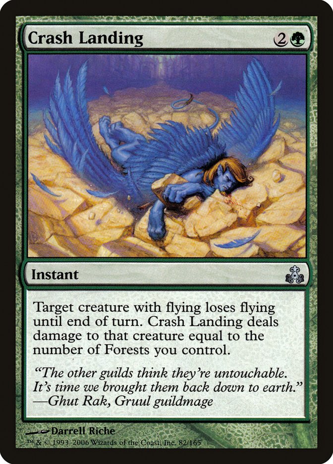 Crash Landing [Guildpact] | Card Merchant Takapuna