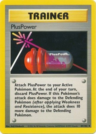 PlusPower (84/102) [Base Set Unlimited] | Card Merchant Takapuna