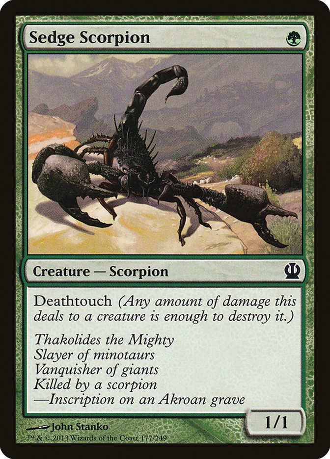 Sedge Scorpion [Theros] | Card Merchant Takapuna