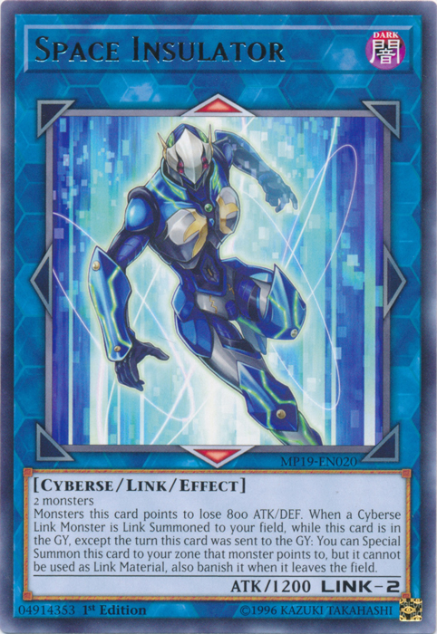 Space Insulator [MP19-EN020] Rare | Card Merchant Takapuna