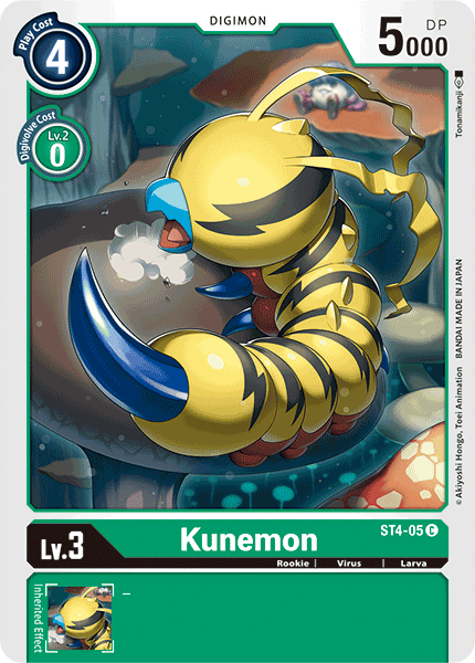 Kunemon [ST4-05] [Starter Deck: Giga Green] | Card Merchant Takapuna