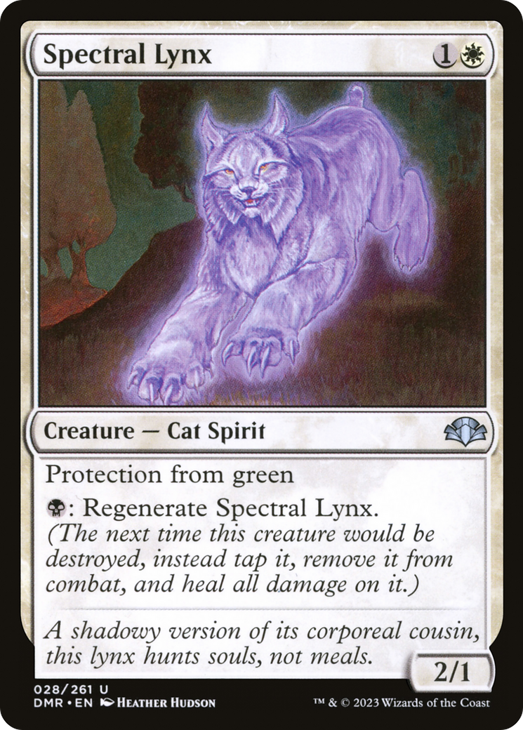 Spectral Lynx [Dominaria Remastered] | Card Merchant Takapuna