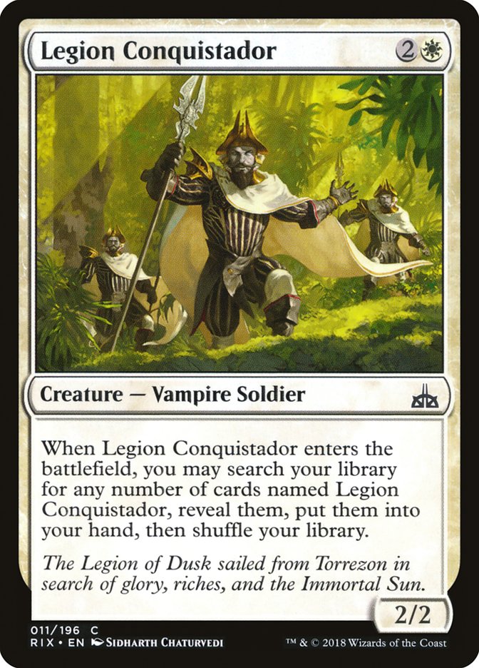 Legion Conquistador [Rivals of Ixalan] | Card Merchant Takapuna