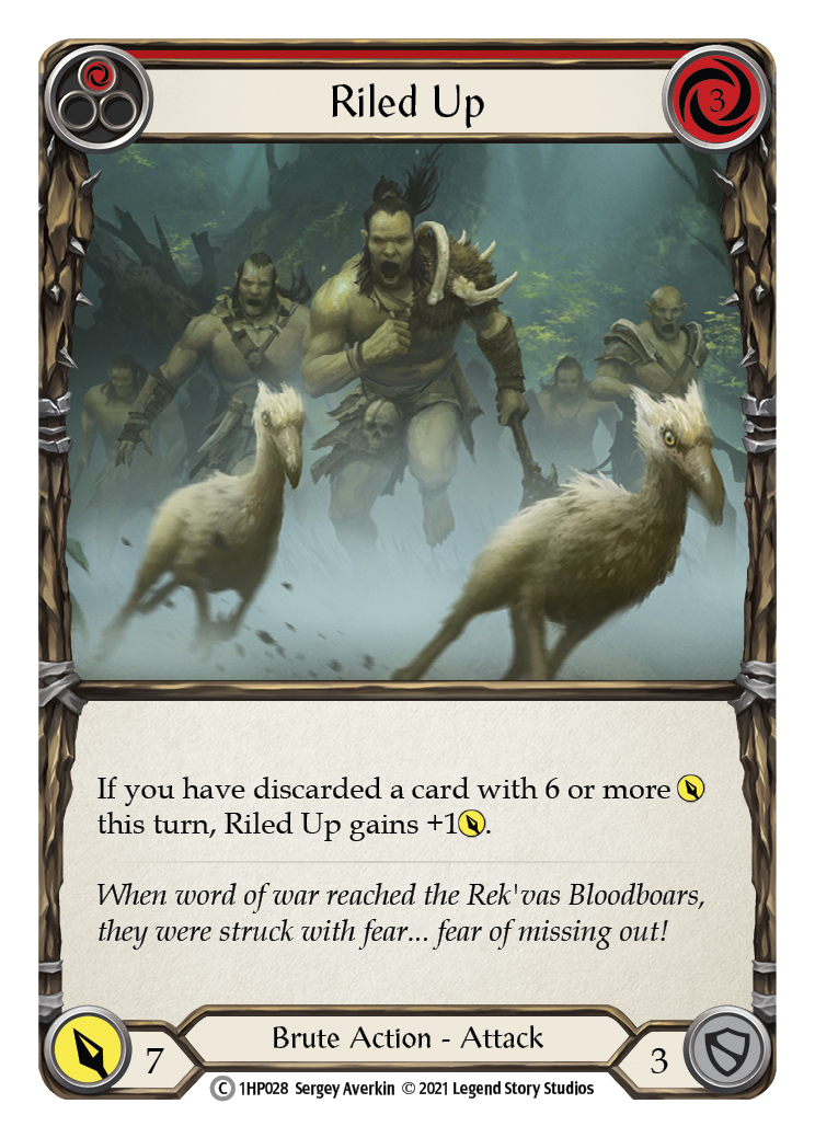 Riled Up (Red) [1HP028] (History Pack 1) | Card Merchant Takapuna