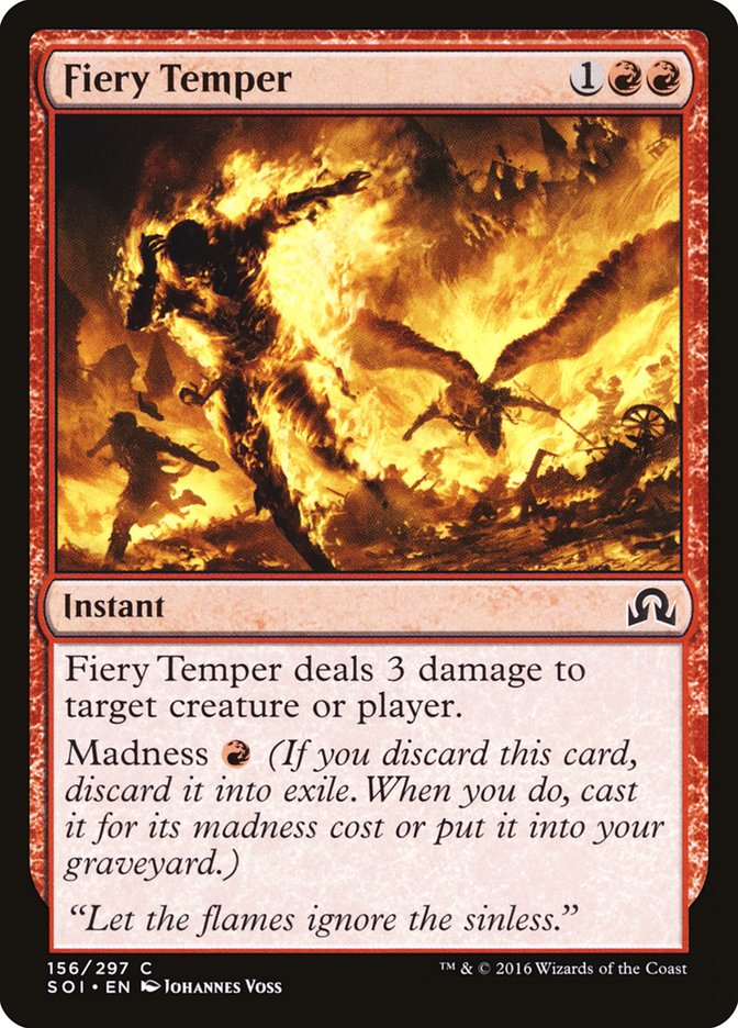 Fiery Temper [Shadows over Innistrad] | Card Merchant Takapuna