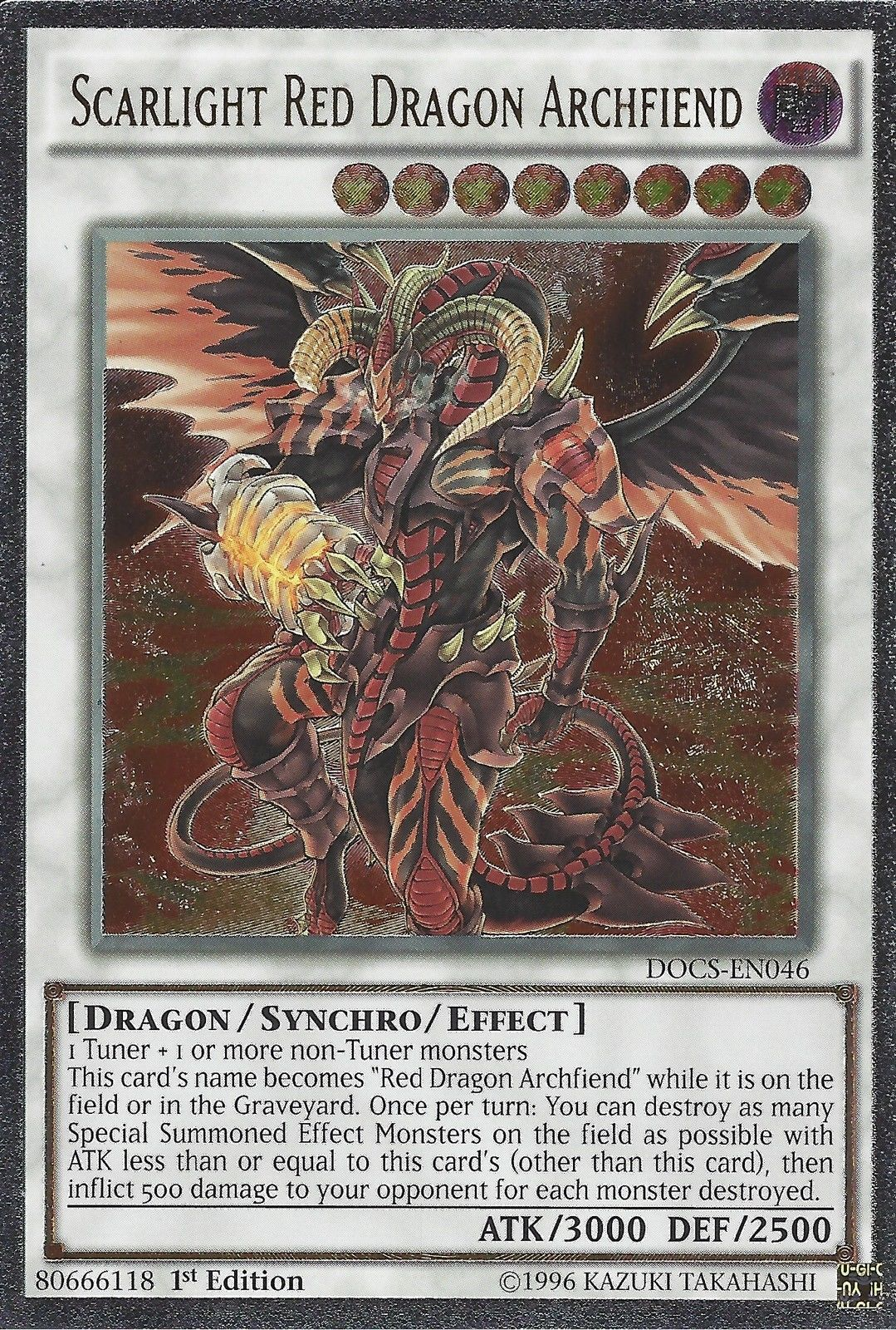 Scarlight Red Dragon Archfiend (UTR) [DOCS-EN046] Ultimate Rare | Card Merchant Takapuna