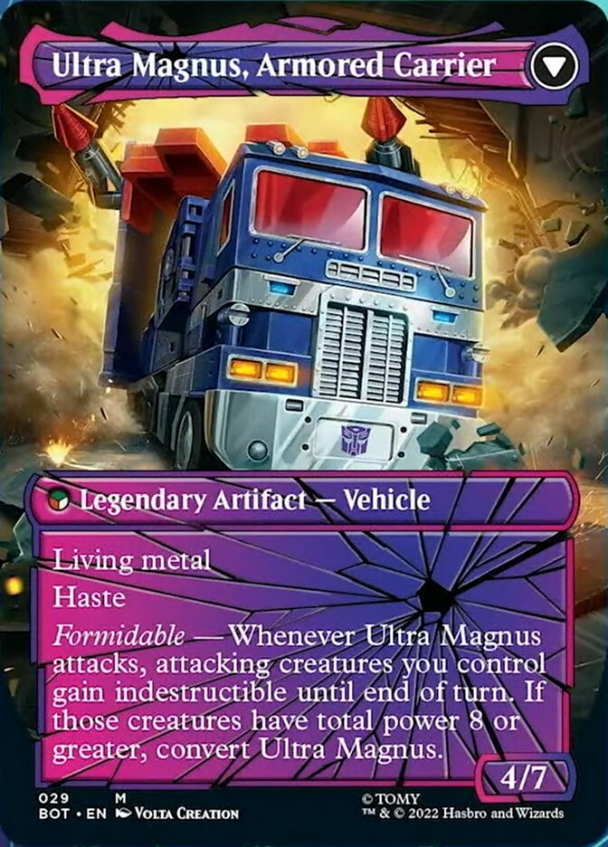 Ultra Magnus, Tactician // Ultra Magnus, Armored Carrier (Shattered Glass) [Transformers] | Card Merchant Takapuna