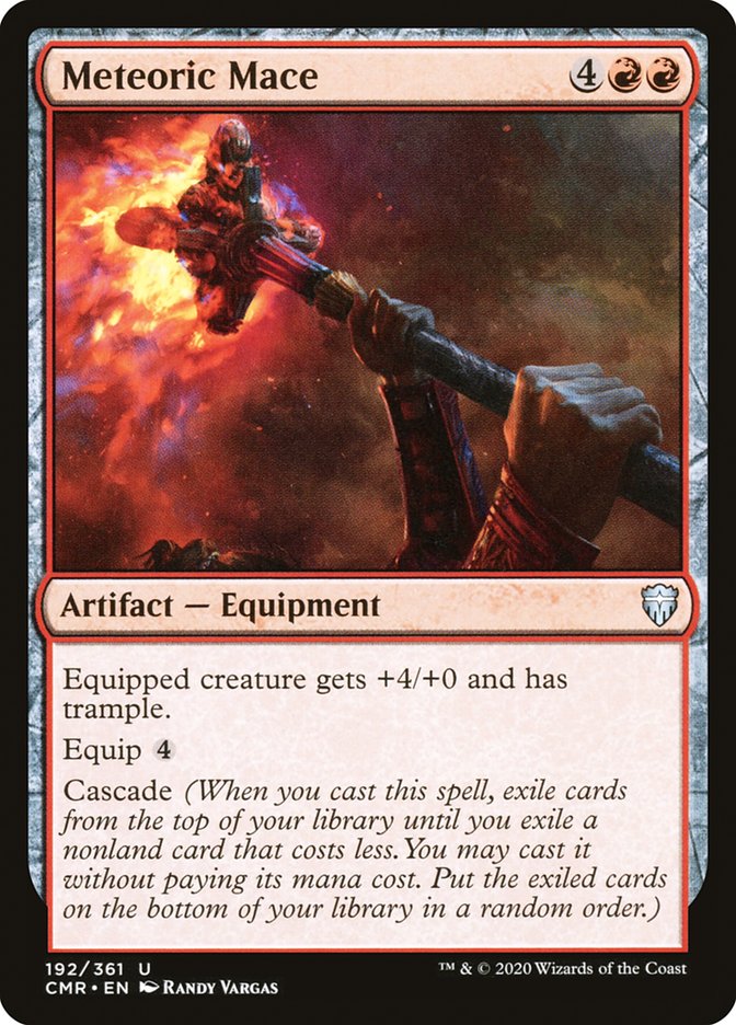 Meteoric Mace [Commander Legends] | Card Merchant Takapuna