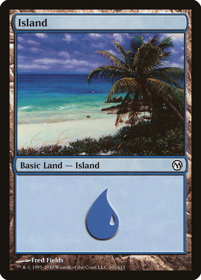 Island (101) [Duels of the Planeswalkers] | Card Merchant Takapuna