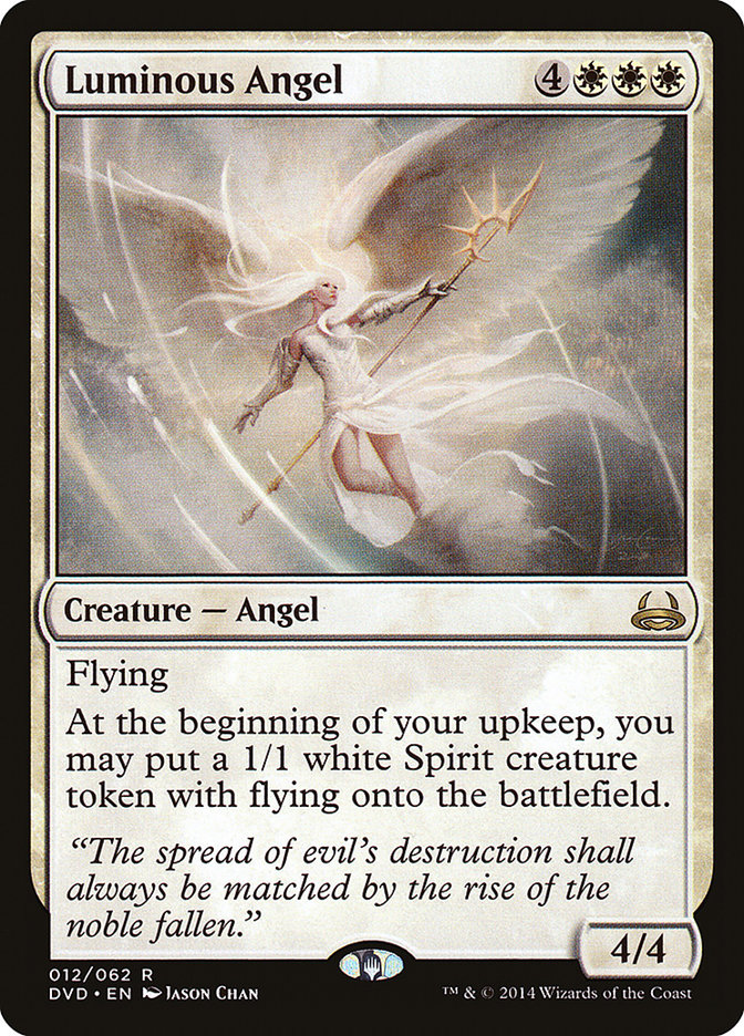 Luminous Angel (Divine vs. Demonic) [Duel Decks Anthology] | Card Merchant Takapuna