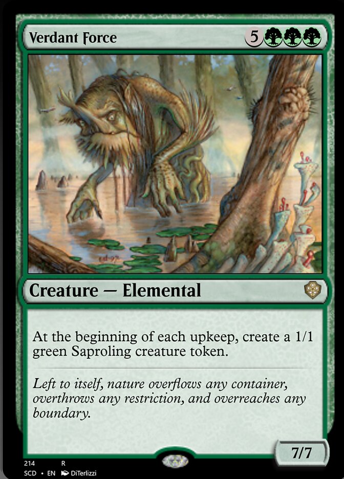 Verdant Force [Starter Commander Decks] | Card Merchant Takapuna