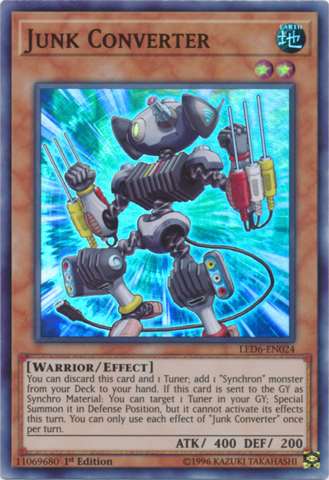 Junk Converter [LED6-EN024] Super Rare | Card Merchant Takapuna