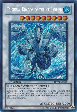 Trishula, Dragon of the Ice Barrier [HA04-EN060] Secret Rare | Card Merchant Takapuna