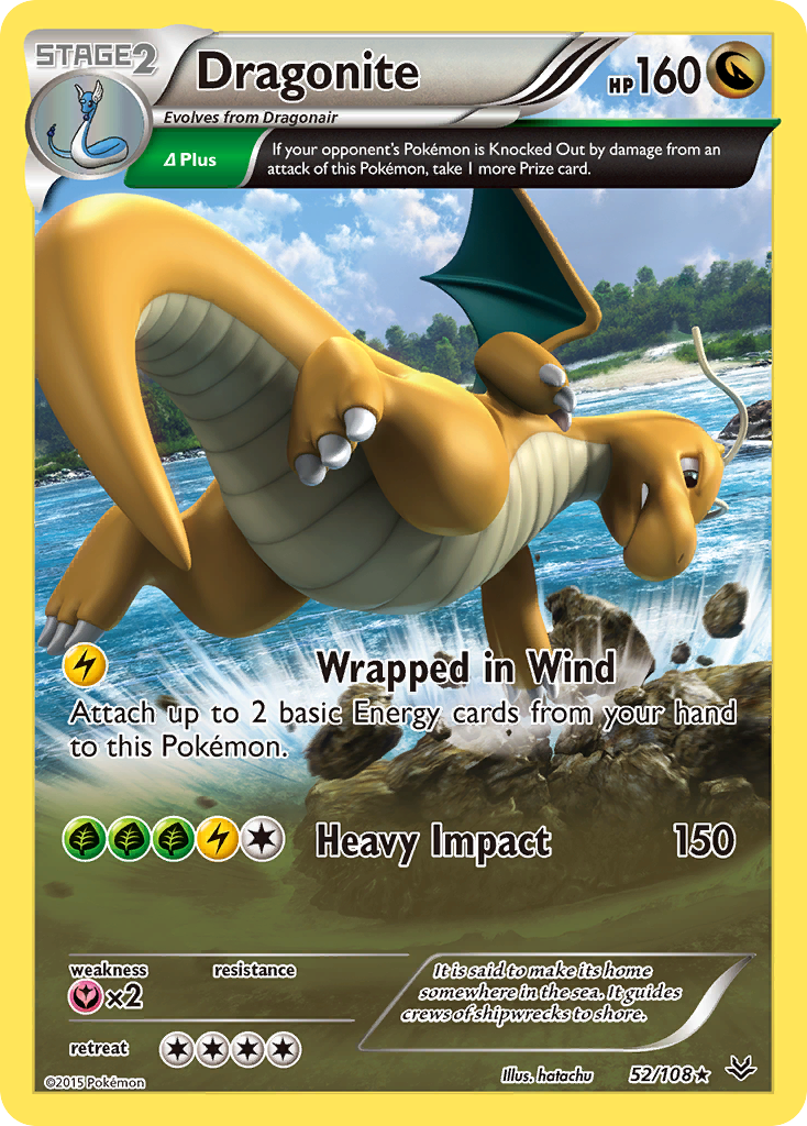 Dragonite (52/108) [XY: Roaring Skies] | Card Merchant Takapuna