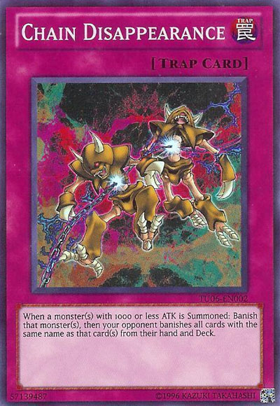 Chain Disappearance [TU06-EN002] Super Rare | Card Merchant Takapuna