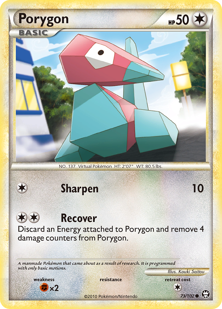 Porygon (73/102) [HeartGold & SoulSilver: Triumphant] | Card Merchant Takapuna