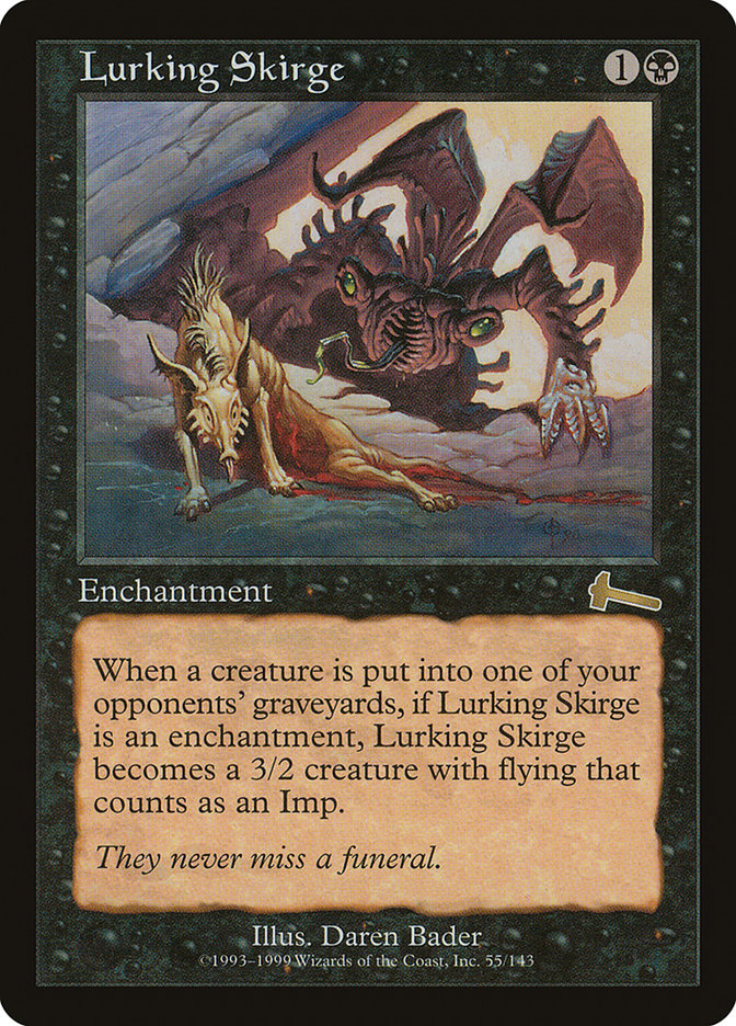 Lurking Skirge [Urza's Legacy] | Card Merchant Takapuna