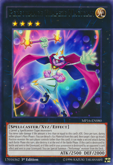 Performage Trapeze Magician [MP16-EN080] Rare | Card Merchant Takapuna