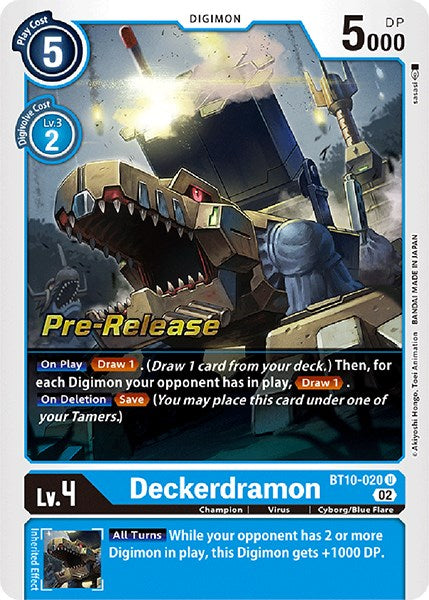 Deckerdramon [BT10-020] [Xros Encounter Pre-Release Cards] | Card Merchant Takapuna