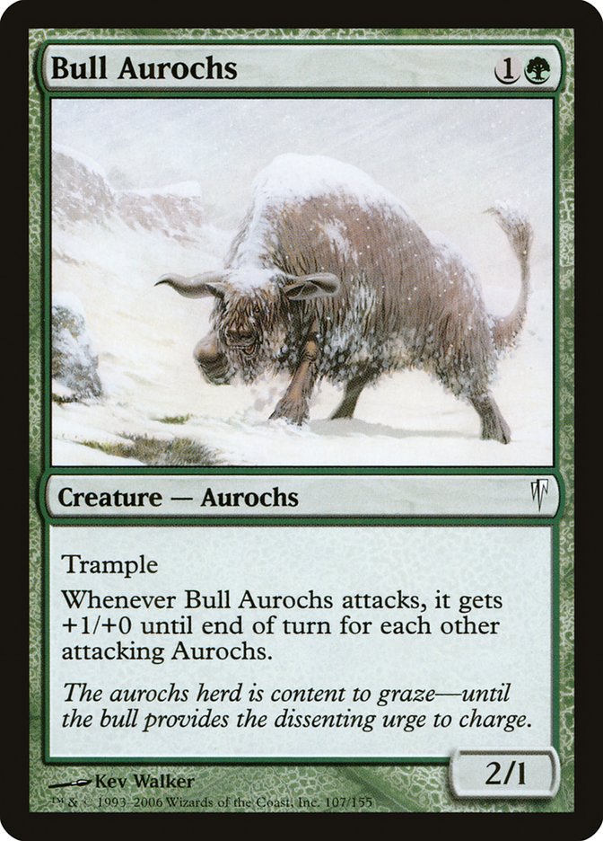 Bull Aurochs [Coldsnap] | Card Merchant Takapuna