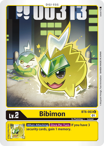 Bibimon [BT6-003] [Double Diamond] | Card Merchant Takapuna