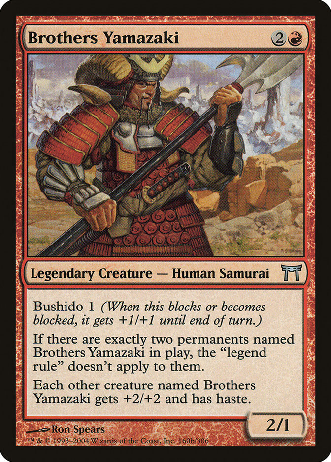 Brothers Yamazaki (160b/306) [Champions of Kamigawa] | Card Merchant Takapuna