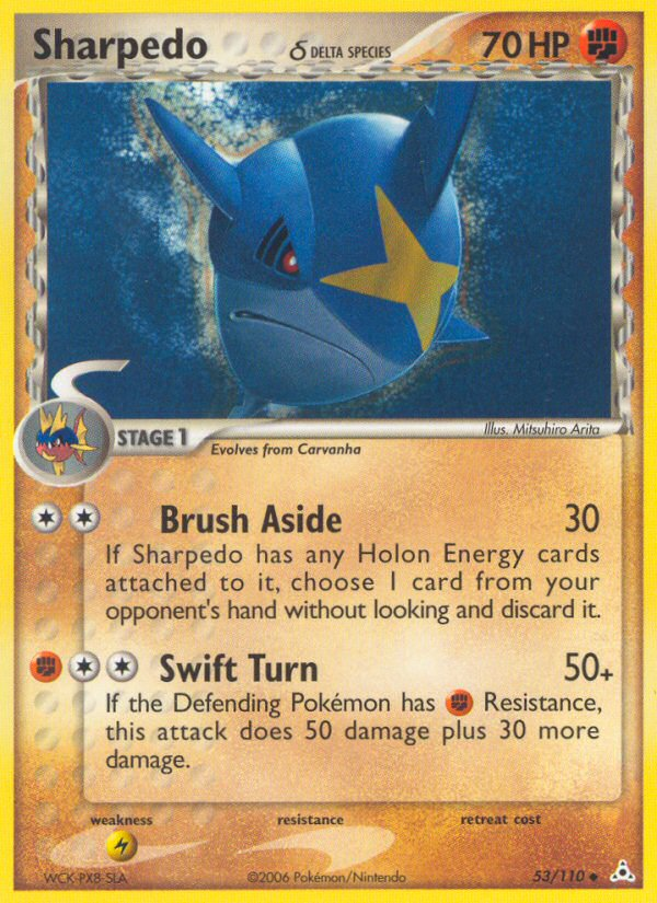 Sharpedo (53/110) (Delta Species) [EX: Holon Phantoms] | Card Merchant Takapuna